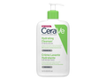 CeraVe hydrating cleanser bottle on a white background