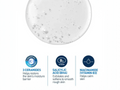 Skincare product with ingredients listed on a white background