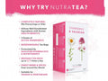 NutraTea Chamomile & Valerian Root Herbal Tea 20 Biodegradable Tea Bags 40g side packaging detail