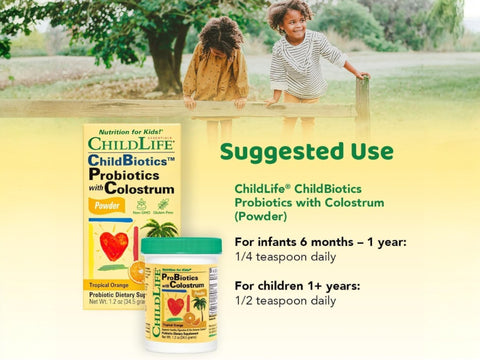 ildBiotics Probiotics with Colostrum Powder 34.5g suggested use instructions