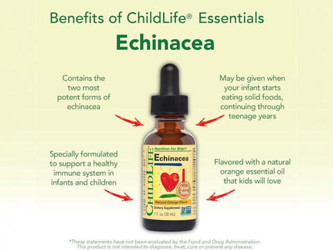ChildLife Echinacea 30ml immune support herbal formula