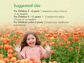 ChildLife Formula 3 Cough Syrup 118ml suggested use instructions