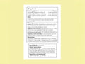 ChildLife Formula 3 Cough Syrup 118ml supplement facts