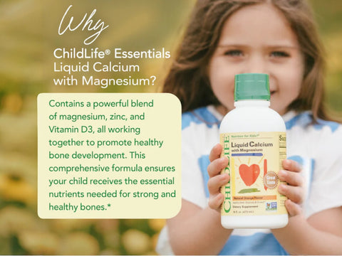 ChildLife Essentials Liquid Calcium with Magnesium – 473ml