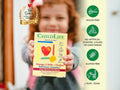 ChildLife Omega-3 DHA + Choline SoftChew Gummies 27 tablets child holding product sugar free gluten free