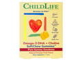 ChildLife Omega-3 DHA + Choline SoftChew Gummies 27 tablets front view packaging
