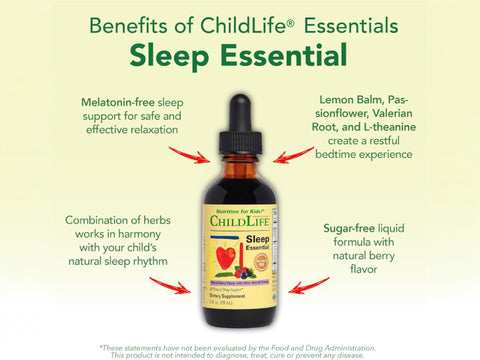 ChildLife Sleep Essential 59ml calming sleep support formula