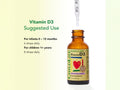 ChildLife Vitamin D3 Drops 30ml suggested use instructions