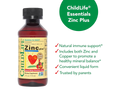 ChildLife Zinc Plus 118ml bottle close up label