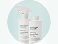 Two Clinisept+ Podiatry foot care products on a light green background