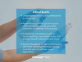 Clinisept+ Skin product with text about 490ml bottle for professional use.
