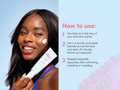 How to Use: Water-gel sunscreen being applied to skin.