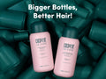 Coco & Eve Like A Virgin Super Hydrating Conditioner & Shampoo bottle, 280ml.