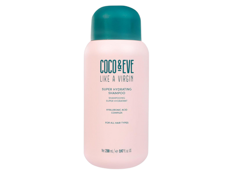 Coco & Eve Like A Virgin Super Hydrating Shampoo bottle, 280ml.