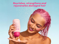 How to Use: Applying Coco & Eve Sweet Repair Conditioner to wet hair ends.