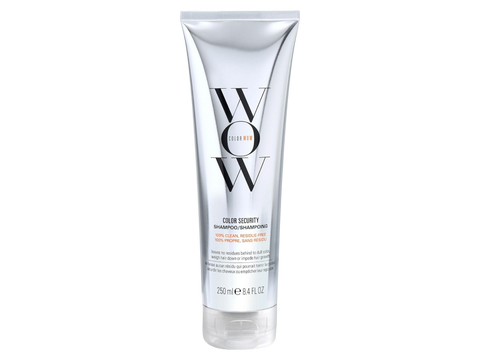 Color Wow Color Security Shampoo 250ml tube, sulfate-free formula.