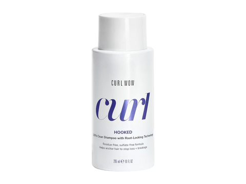 Color Wow Hooked 100% Clean Curl Shampoo 295ml bottle for curly hair.
