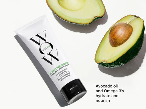 Color Wow One-Minute Transformation Styling Cream tube, 120ml with avocado