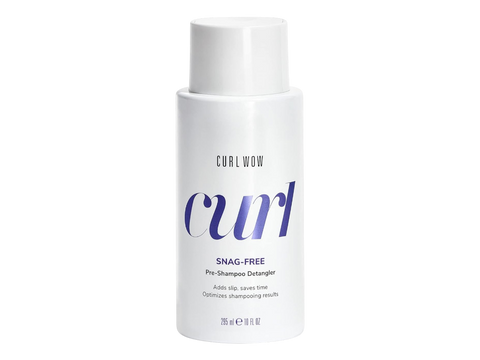 Color Wow Snag-Free Pre-Shampoo Detangler 295ml bottle for curly hair.