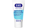 E45 Hydrating Moisturiser tube on a white background