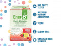 Ener-B+ Sugar Free Raspberry Lemonade Vitamin B Powder Mix box