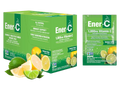 Ener-C Lemon Lime vitamin powder mix box front label 30 sachets on white background