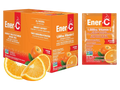 Ener-C Orange multivitamin drink mix box front label 30 sachets on white background