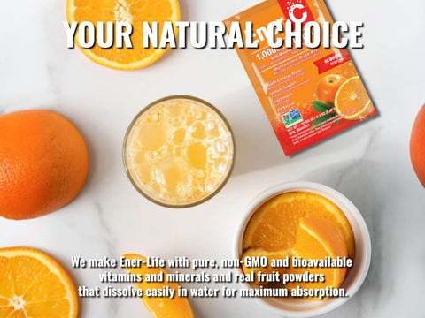 Ener-C Orange Multivitamin Drink Mix Powder - 30 Sachets