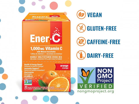 Ener-C Orange Multivitamin Drink Mix Powder box