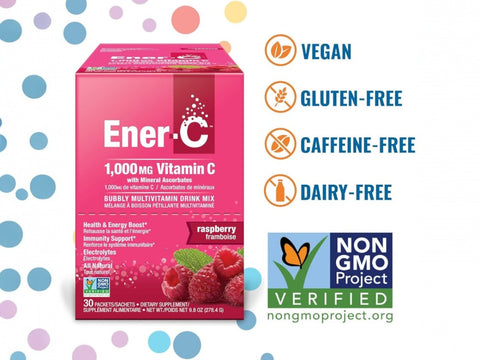 Ener-C Raspberry Vitamin Powder Mix box