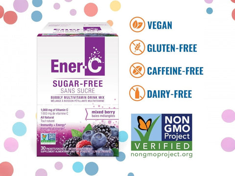 Ener-C Sugar Free Mixed Berry Vitamin Drink Mix box