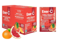 Ener-C Tangerine & Grapefruit vitamin powder mix box front label 30 sachets on white background