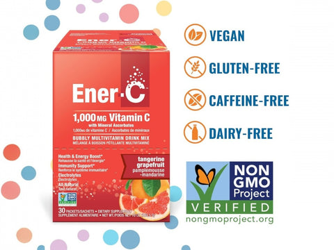 Ener-C Tangerine & Grapefruit Vitamin Powder Mix box