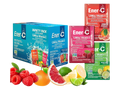 Ener-C Variety Pack vitamin powder mix box front label 30 sachets on white background