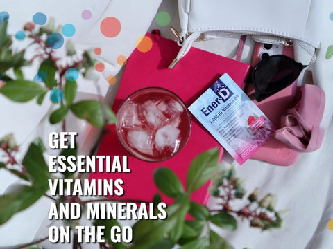 How to Use: Ener-D Sugar Free Raspberry sachet mixing instructions 24 sachets 