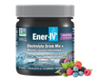 Ener-IV electrolyte drink mix powder mixed berry front pack 154.35g on white background