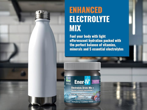 Ener-IV Electrolyte Drink Mix Powder Mixed Berry – 154.35g