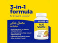 Enzymedica Acid Soothe 30 capsules acid relief digestive support benefits graphic
