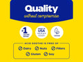 Enzymedica Acid Soothe Chewable Berry 30 Tablets quality badges vegan non GMO made without fillers