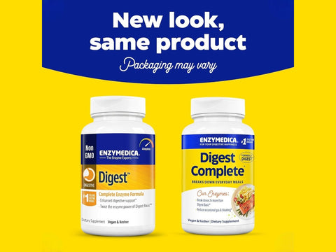 Enzymedica Digest Complete 30 Capsules packaging may vary new look