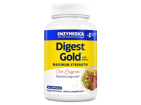 Enzymedica Digest Gold 90 capsules front view bottle packaging