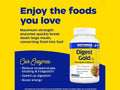 Enzymedica Digest Gold with ATPro 45 capsules advanced digestive enzyme benefits graphic