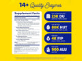 Enzymedica Digest Gold with ATPro, 240 Capsules supplement facts and ingredients label