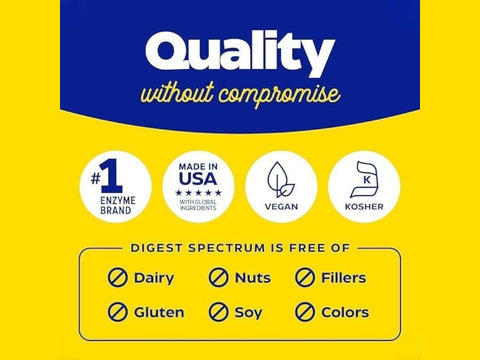 Enzymedica Digest Spectrum 120 Capsules key benefits digestive support formula