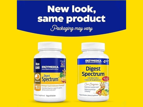 Enzymedica Digest Spectrum 120 Capsules packaging may vary new look