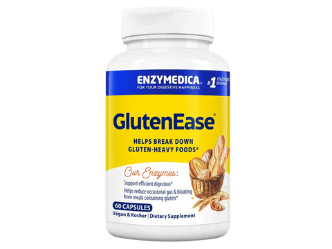 Enzymedica GlutenEase™ 60 capsules front view bottle packaging