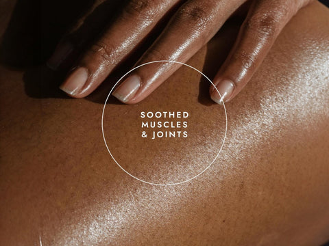 Fushi Really Good Muscle and Joints Oil 100 ml oil being applied during massage