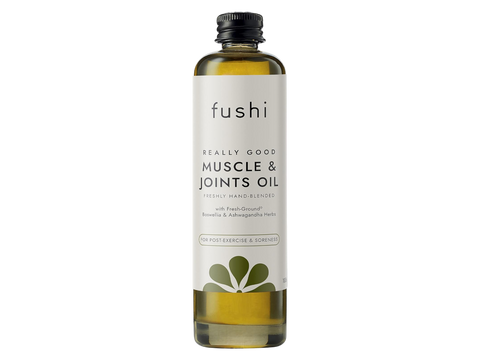 Fushi Really Good Muscle and Joints Oil 100 ml front view bottle packaging