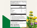 Floradix Gallexier Liquid Herbal Formula 250ml Supplement Facts nutrition information panel