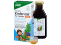 Floradix Kindervital Fruity Liquid Supplement 250ml bottle & box front label packaging
